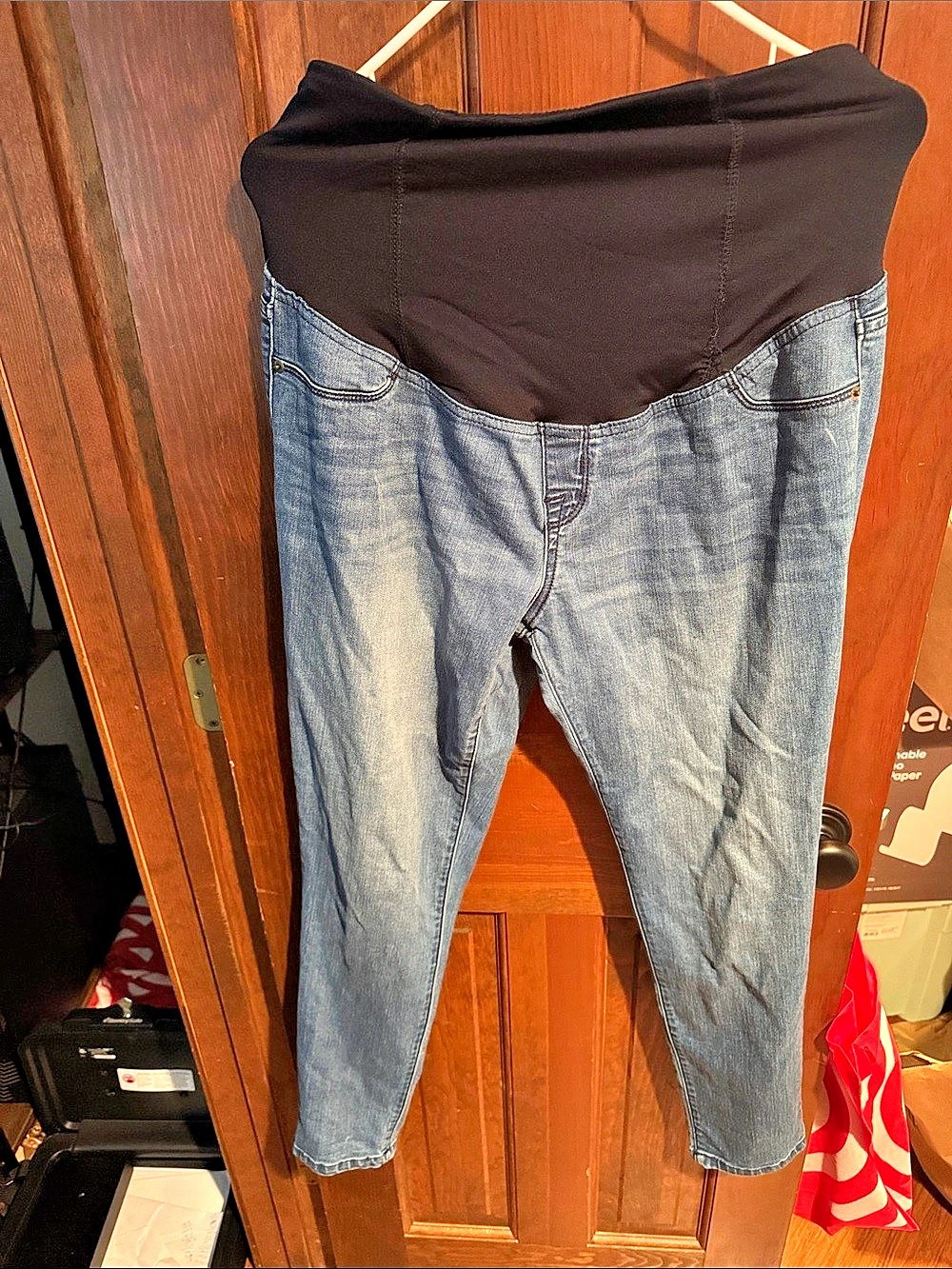 Rachelisabel Maternity Jegging Maternity Jeggings in Blue Size 8